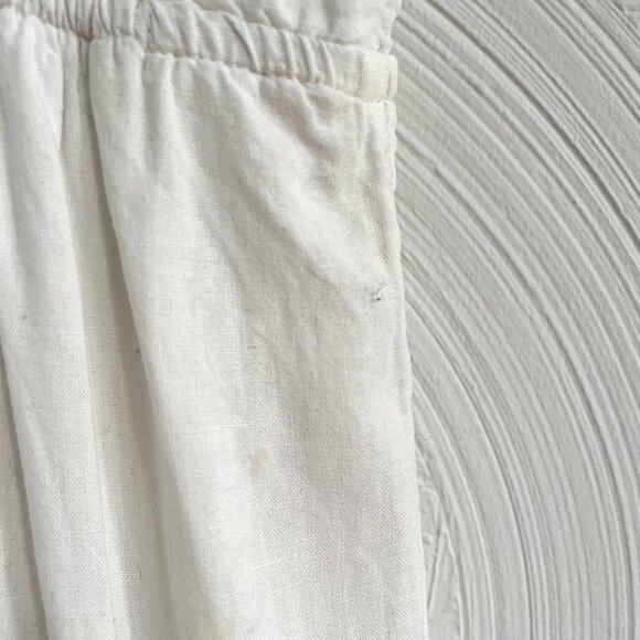 White Linen Anthropologie Somerset Maxi Dress - Picture 5 of 11
